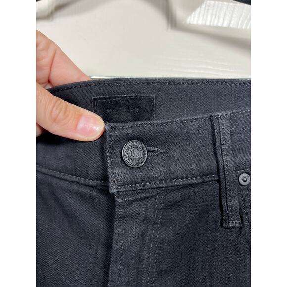 Mother Denim The Cha Cha Fray Jeans Black Not Guilty Capsule Vacation Flare Easy - Picture 6 of 13